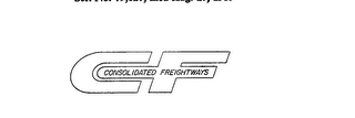 CF CONSOLIDATED FREIGHTWAYS Trademark Image
