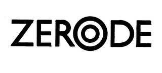 ZERODE Trademark Image