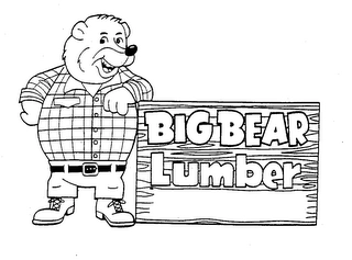 BIG BEAR LUMBER Trademark Image