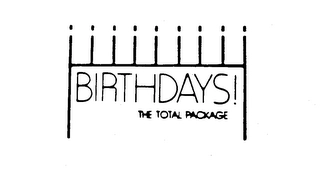 BIRTHDAYS! THE TOTAL PACKAGE Trademark Image