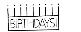 BIRTHDAYS! Trademark Image