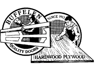 BUFFELEN QUALITY DOORS HARDWOOD PLYWOOD Trademark Image