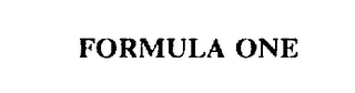 FORMULA ONE Trademark Image