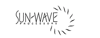 SUN-WAVE PROCESSORS Trademark Image