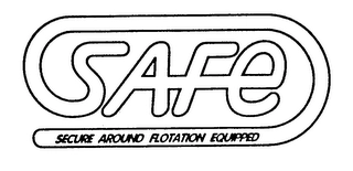 SAFE SECURE AROUND FLOTATION EQUIPPED Trademark Image