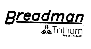 BREADMAN TRILLIUM HEALTH PRODUCTS Trademark Image