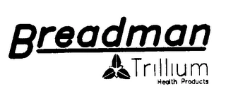 BREADMAN TRILLIUM HEALTH PRODUCTS Trademark Image