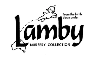 LAMBY NURSERY COLLECTION FROM THE LAMB DOWN UNDER Trademark Image