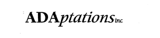 ADAPTATIONS INC. Trademark Image