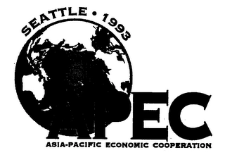 SEATTLE 1993 APEC ASIA-PACIFIC ECONOMIC COOPERATION Trademark Image