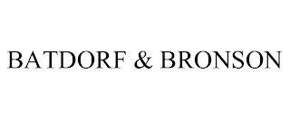 BATDORF & BRONSON Trademark Image