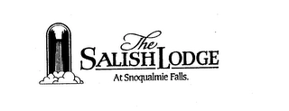 THE SALISH LODGE AT SNOQUALMIE FALLS. Trademark Image
