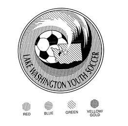LAKE WASHINGTON YOUTH SOCCER Trademark Image