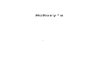 MCRORY'S Trademark Image