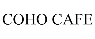 COHO CAFE Trademark Image