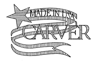 MADE IN USA CARVER Trademark Image