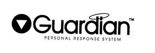 GUARDIAN PERSONAL RESPONSE SYSTEM Trademark Image