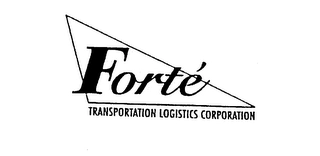 FORTE TRANSPORTATION LOGISTICS CORPORATION Trademark Image