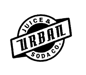 URBAN JUICE & SODA CO. Trademark Image