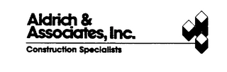 ALDRICH & ASSOCIATES, INC. CONSTRUCTION SPECIALISTS Trademark Image