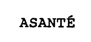 ASANTE Trademark Image