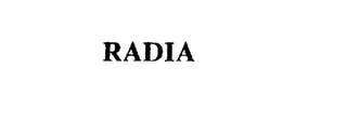 RADIA Trademark Image