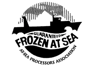GUARANTEED FROZEN AT SEA AT-SEA PROCESSO Trademark Image