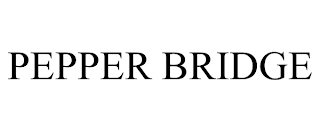 PEPPER BRIDGE Trademark Image