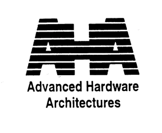 AHA ADVANCED HARDWARE ARCHITECTURES Trademark Image