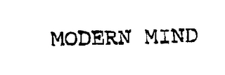 MODERN MIND Trademark Image