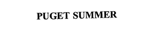 PUGET SUMMER Trademark Image