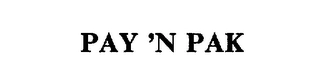 PAY 'N PAK Trademark Image