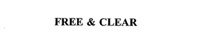 FREE & CLEAR Trademark Image