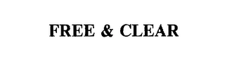 FREE & CLEAR Trademark Image