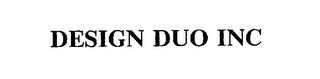 DESIGN DUO INC Trademark Image