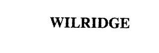 WILRIDGE Trademark Image