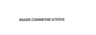 IMAJIS COMMUNICATIONS Trademark Image