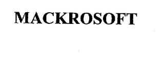 MACKROSOFT Trademark Image