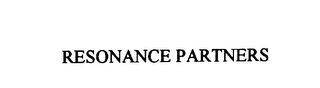 RESONANCE PARTNERS Trademark Image