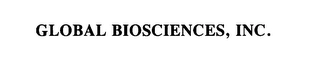 GLOBAL BIOSCIENCES, INC. Trademark Image