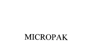 MICROPAK Trademark Image