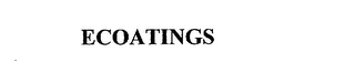 ECOATINGS Trademark Image