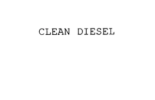 CLEAN DIESEL Trademark Image