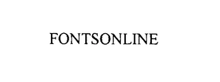 FONTSONLINE Trademark Image