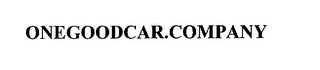 ONEGOODCAR.COMPANY Trademark Image