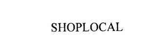 SHOPLOCAL Trademark Image