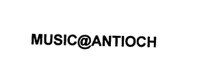 MUSIC@ANTIOCH Trademark Image