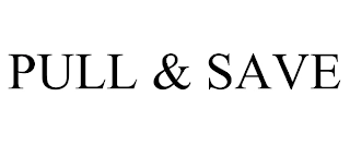 PULL & SAVE Trademark Image