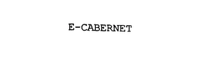 E-CABERNET Trademark Image