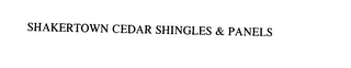 SHAKERTOWN CEDAR SHINGLES & PANELS Trademark Image